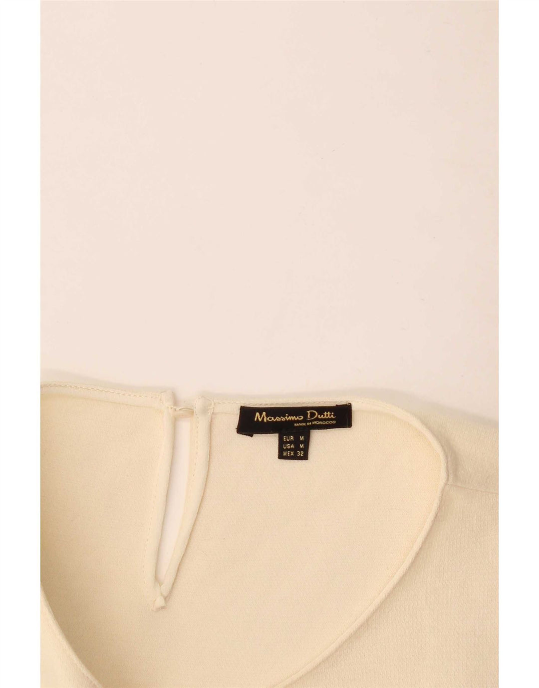 Camicetta da donna Massimo Dutti Top UK 12 medio bianco sporco