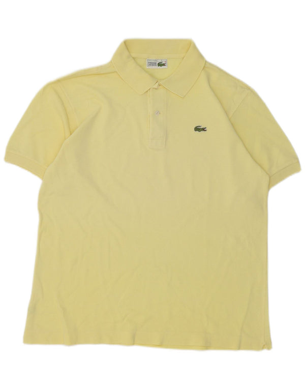 Polo Lacoste Hombre Talla 5 XL Algodón Amarillo