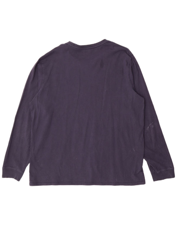 Levi's Mens Standard Fit Top Manga Larga XL Algodón Azul Marino