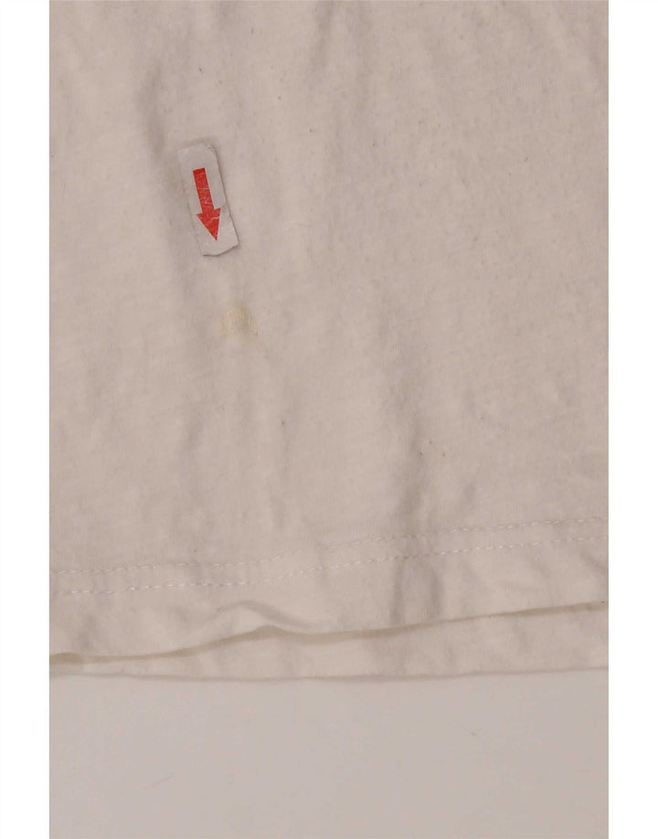 T-shirt grafica da uomo Tommy Hilfiger Top in cotone bianco medio