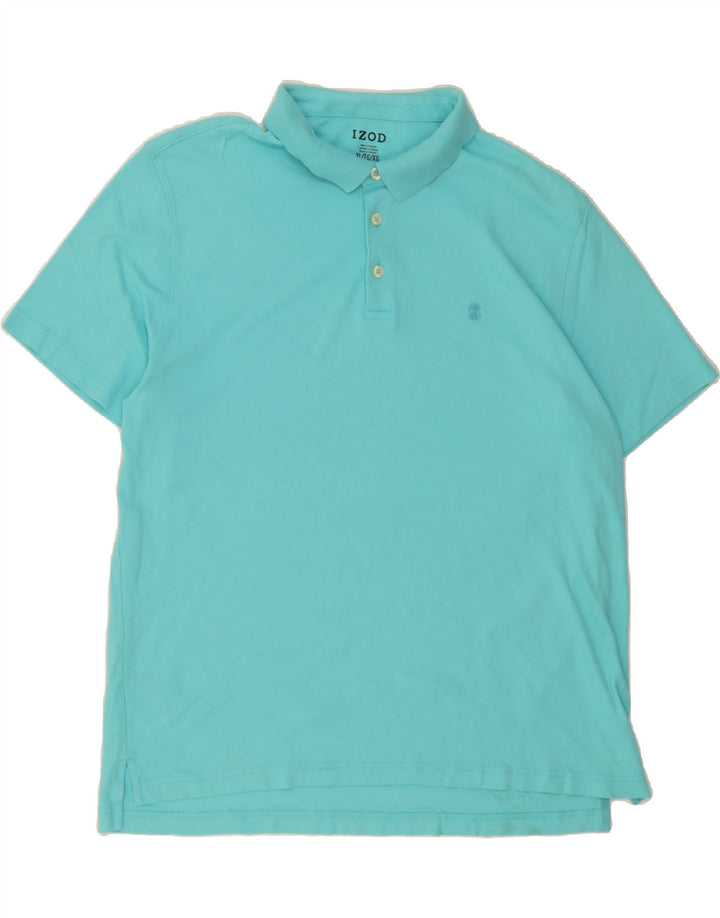 IZOD Mens Polo Shirt XL Blue Cotton Vintage Izod and Second-Hand Izod from Messina Hembry 