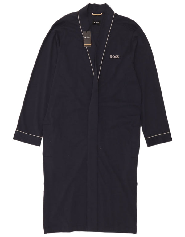 Hugo Boss női hosszú ujjú túlméretezett pulóver ruha UK 10 kis sötétkék