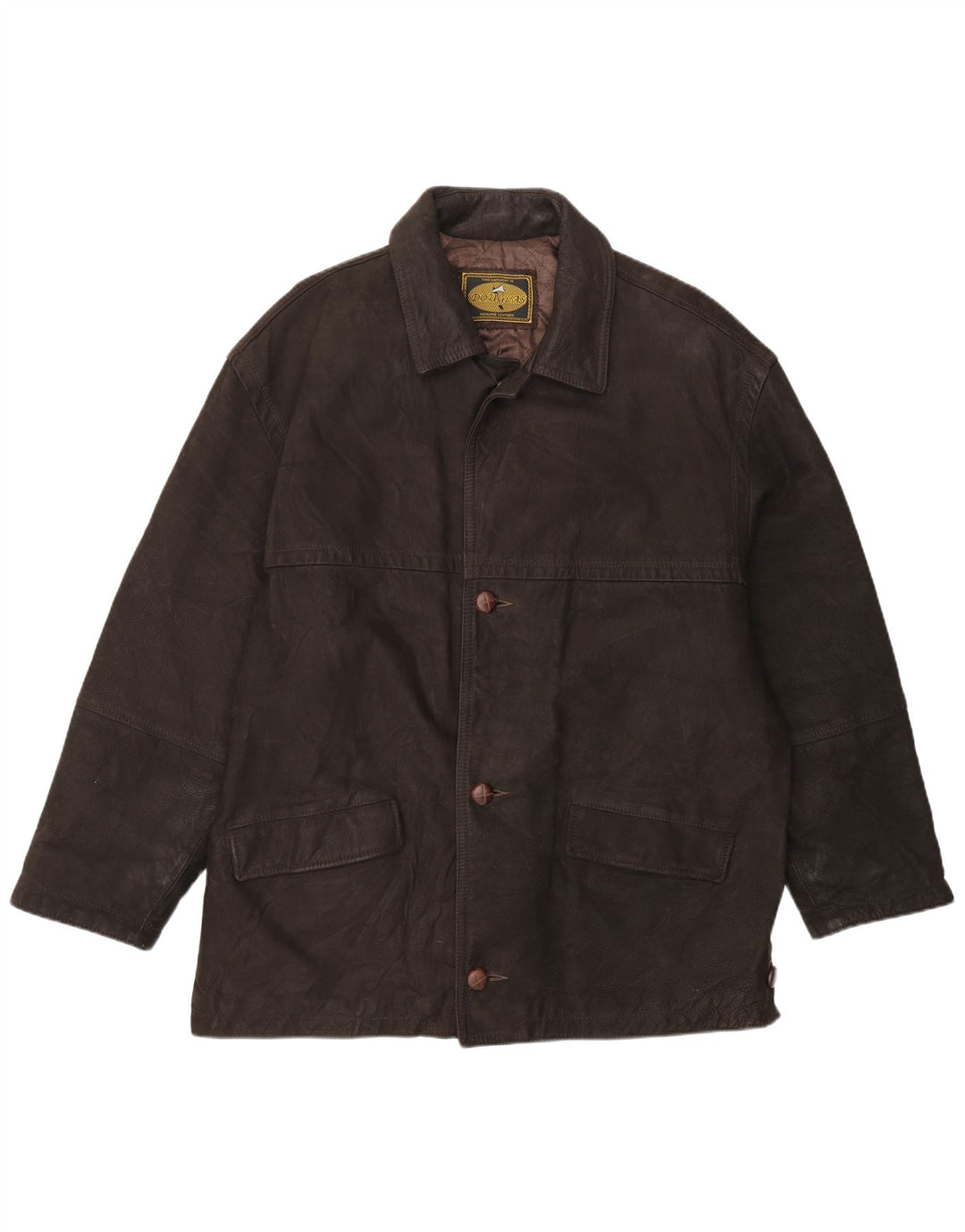 Douglas Herre læderjakke UK 42 XL Brun
