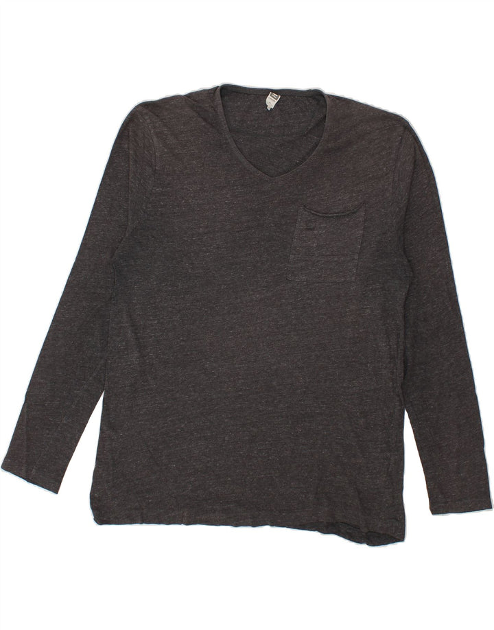 G-STAR Mens Top Long Sleeve XL Grey Flecked Cotton Vintage G-Star and Second-Hand G-Star from Messina Hembry 