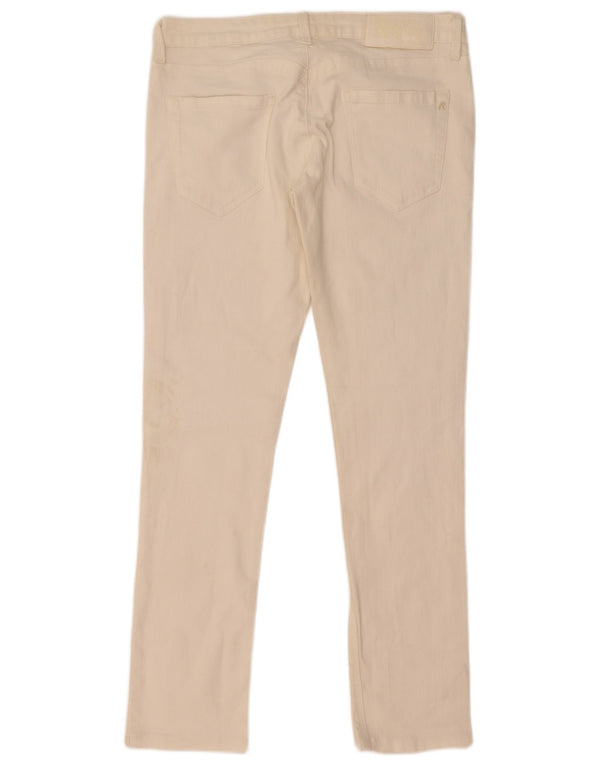 Calça feminina casual slim Replay W30 L30 algodão branco