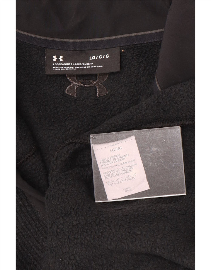 UNDER ARMOUR Mens Sweatshirt Jumper Large Grey Polyester