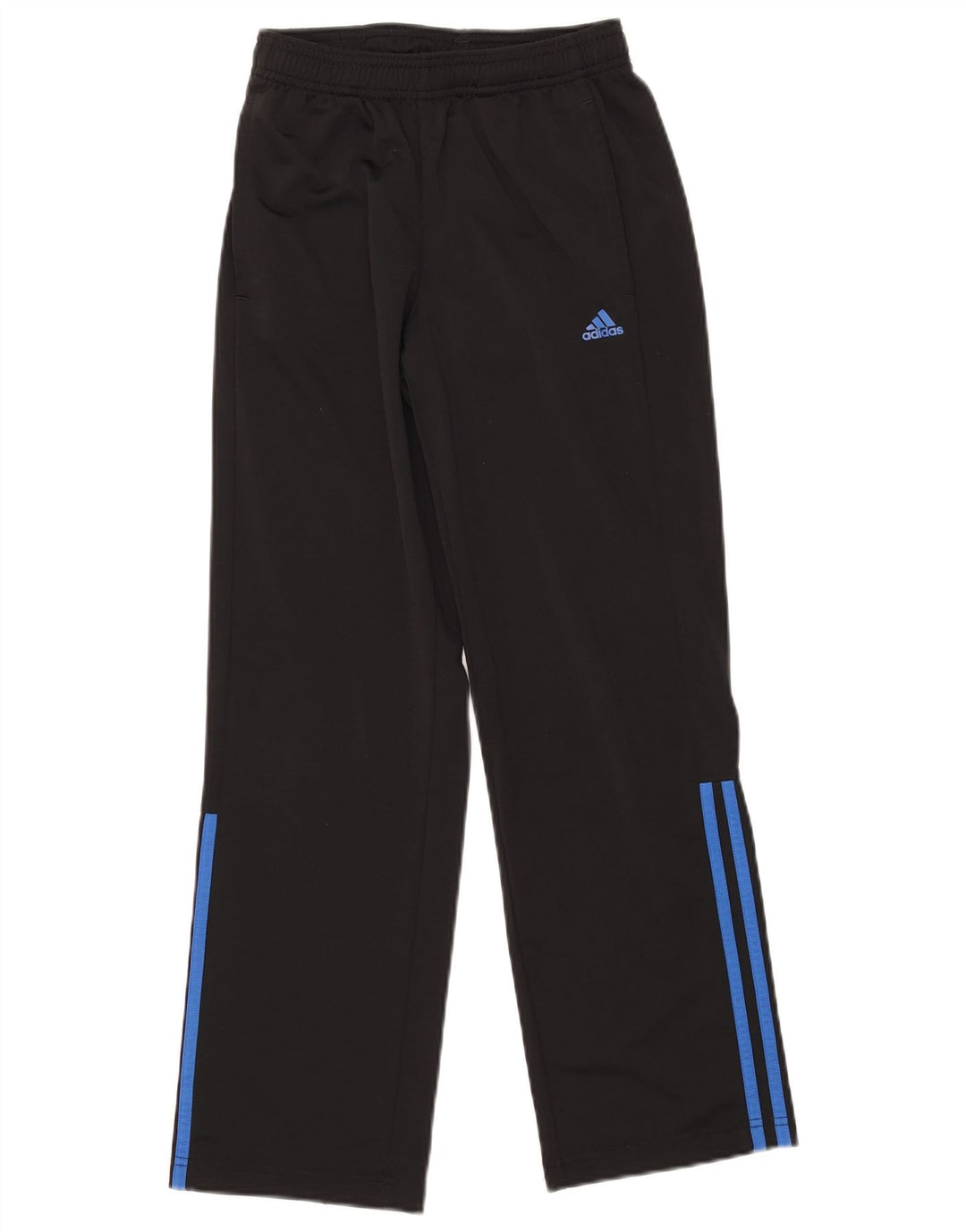 Adidas Boys Tracksuit Trousers 11-12 Years Black Polyester