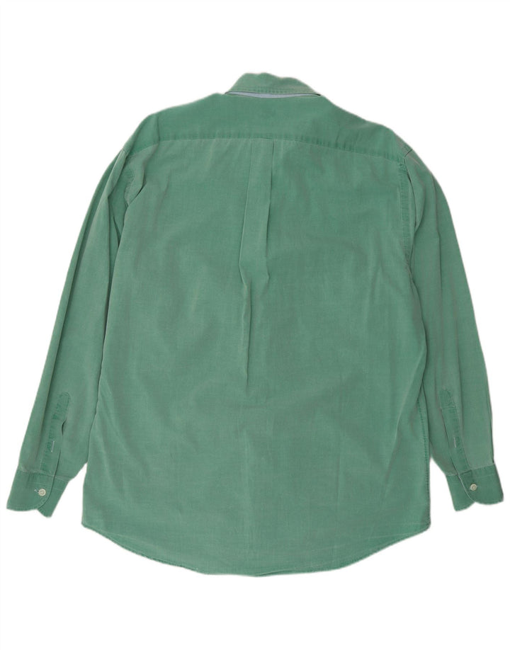 Harmont & Blaine Mens Shirt Large Green Cotton