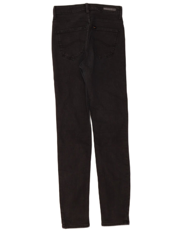 Джинсы Lee Scarlett High Skinny W25 L28, черные, хлопковые