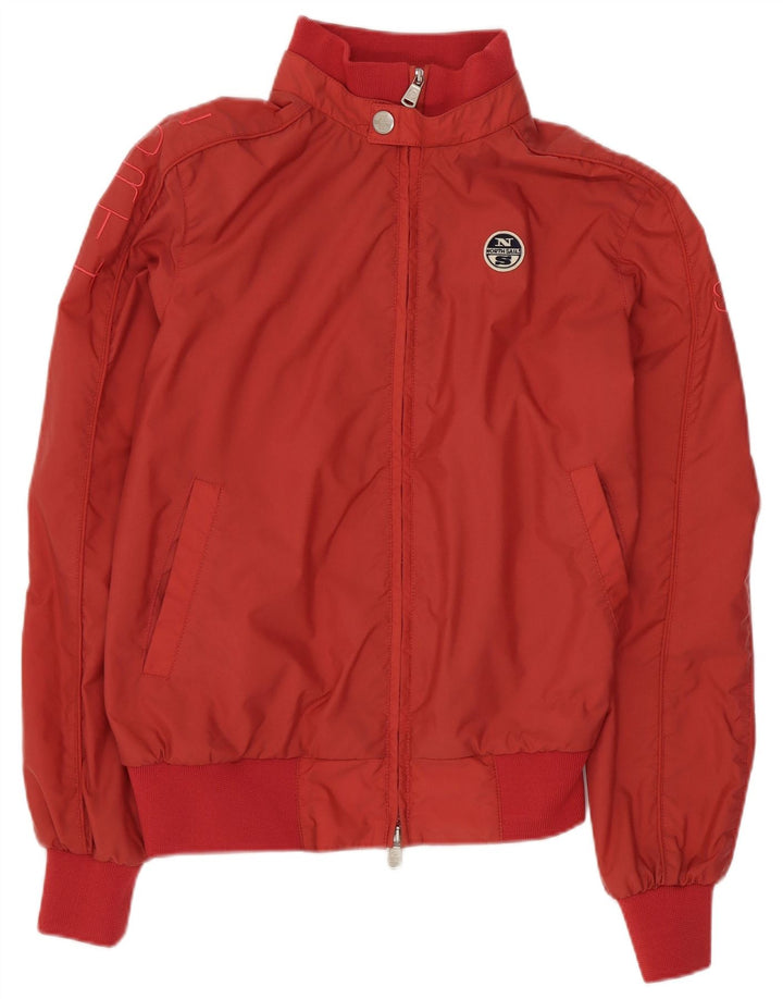 Jaqueta bomber masculina North Sails UK 34 XS poliamida vermelha