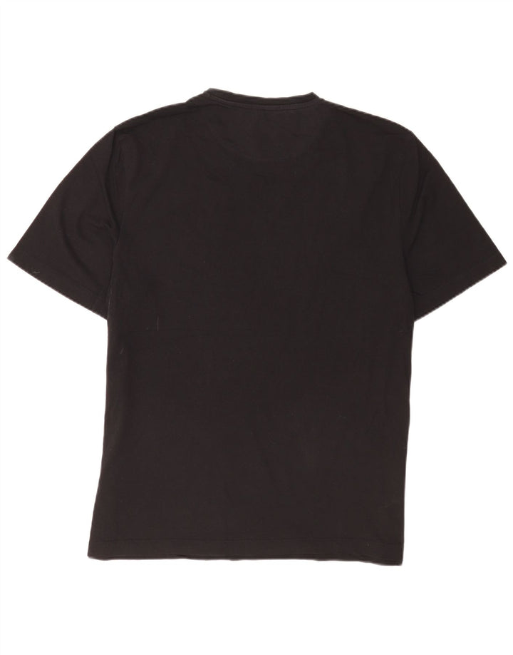 Ted Baker Mens Regular T-Shirt Top Size 4 Large Black Cotton