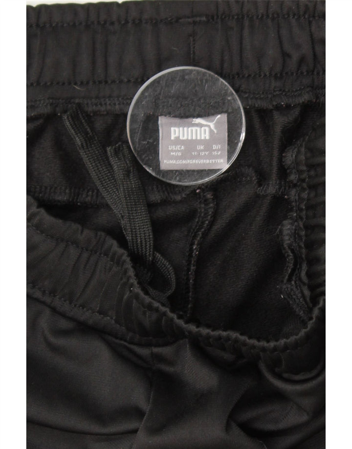 PUMA Boys Tracksuit Trousers 11-12 Years  Black Vintage Puma and Second-Hand Puma from Messina Hembry 