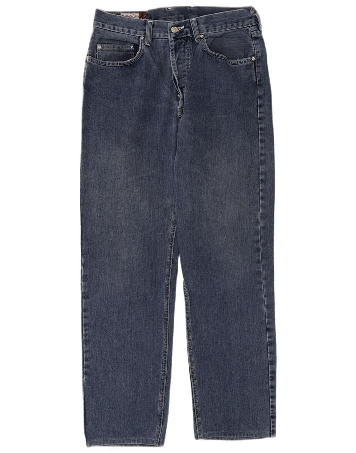 Marlboro Classics Mens Straight Jeans W32 L30 Blue Cotton