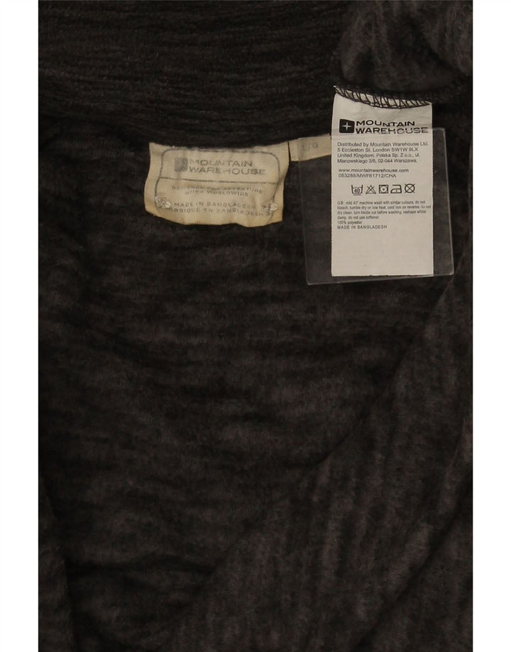 Mountain Warehouse Dame lynlås fleecejakke UK 16 Large Grey Flecked