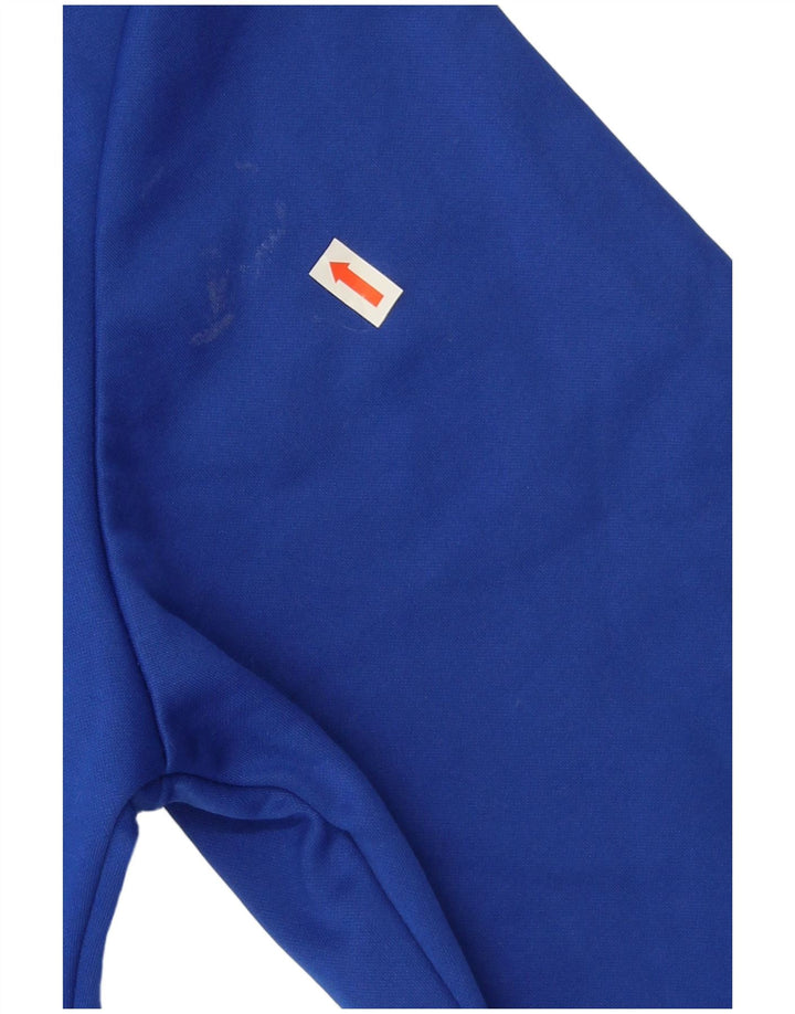 Lotto Herren-Sweatshirt mit grafischem Reißverschluss, Größe L, blau, Polyester