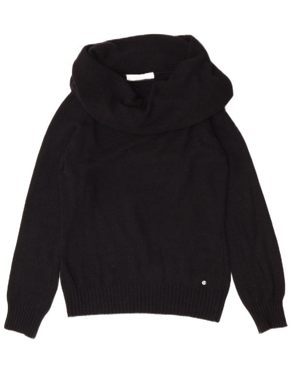 North Sails Γυναικείο πουλόβερ με ρολό λαιμόκοψη UK 8 Small Black Angora