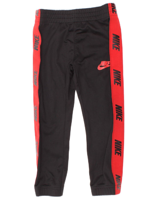 Pantaloni da tuta con grafica Nike da ragazzo, pantaloni da jogging, 4-5 anni, color block nero
