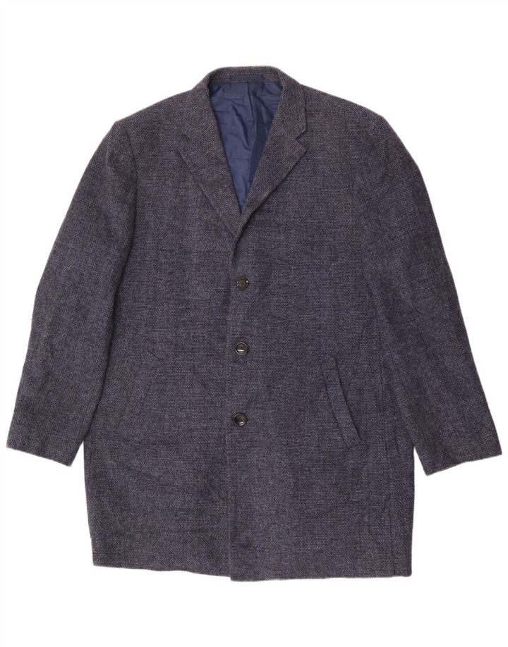 Marks & Spencer Manteau Homme UK 44 2XL Bleu Marine Polyester