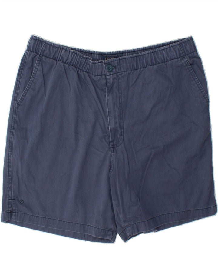 IZOD Mens Chino Shorts Large W36 Navy Blue Cotton Vintage Izod and Second-Hand Izod from Messina Hembry 