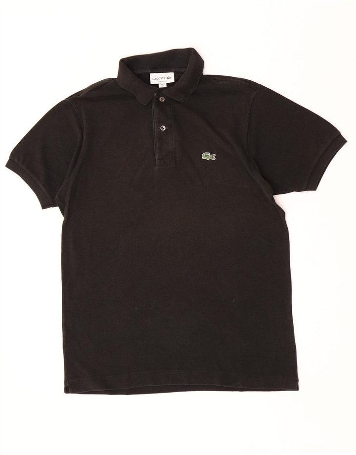 Lacoste Mens Classic Fit Polo Shirt Size 3 Small Black Cotton