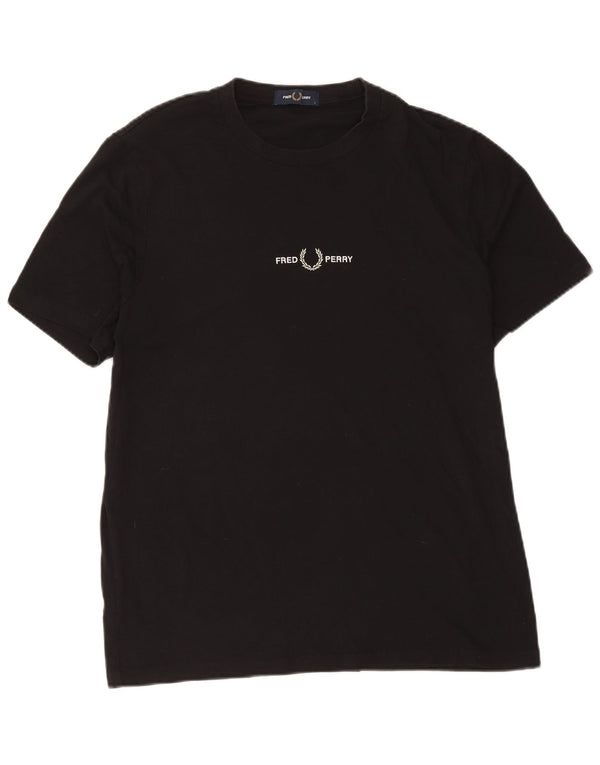 Fred Perry férfi póló felső nagy fekete pamut
