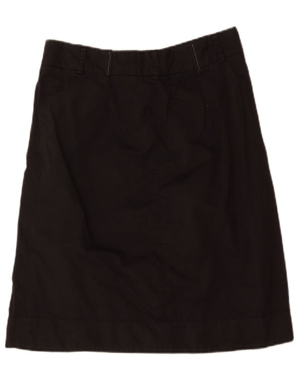 Gonna a trapezio da donna Cerruti 1881 IT 46 grande W30 cotone nero