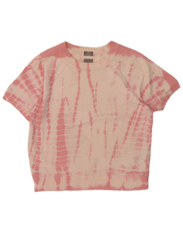 Gap Sweat-shirt à manches courtes pour femme UK 10 Petit Rose Tie Dye