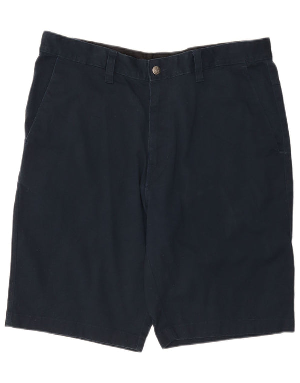 Volcom Mens Chino Shorts W36 Grande Algodão Azul Marinho