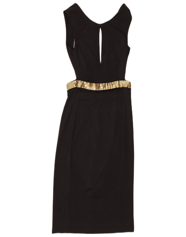 Just Cavalli rochie bodycon fără mâneci pentru femei IT 44 Medium Black