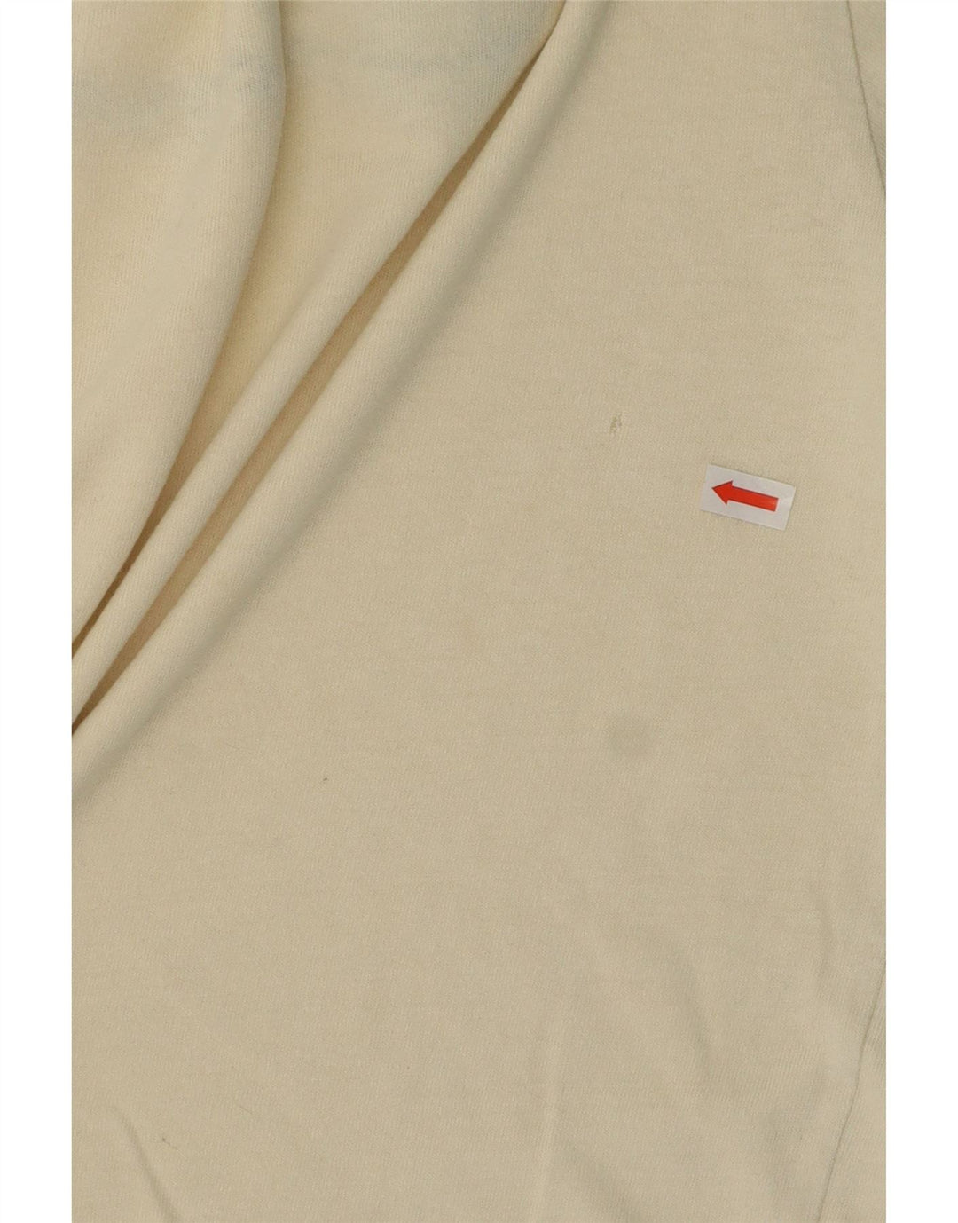 Champion Mens Graphic T-Shirt Top Medium Off White Cotton
