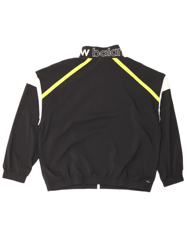 New Balance Herre grafisk hel træningsdragt Medium Sort Colourblock Polyester