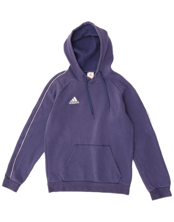Adidas Herren Kapuzenpullover, klein, marineblau, Baumwolle