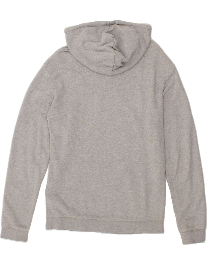 ADIDAS Mens Hoodie Jumper Small Grey Cotton Vintage Adidas and Second-Hand Adidas from Messina Hembry 