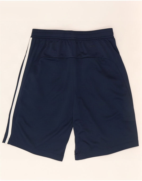 Adidas Mens Sport Shorts Small Navy Blue Polyester