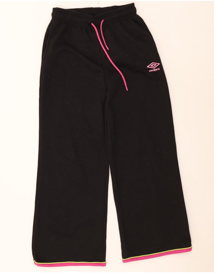 Damskie spodnie dresowe Umbro UK 14, poliester w kolorze średniej czerni