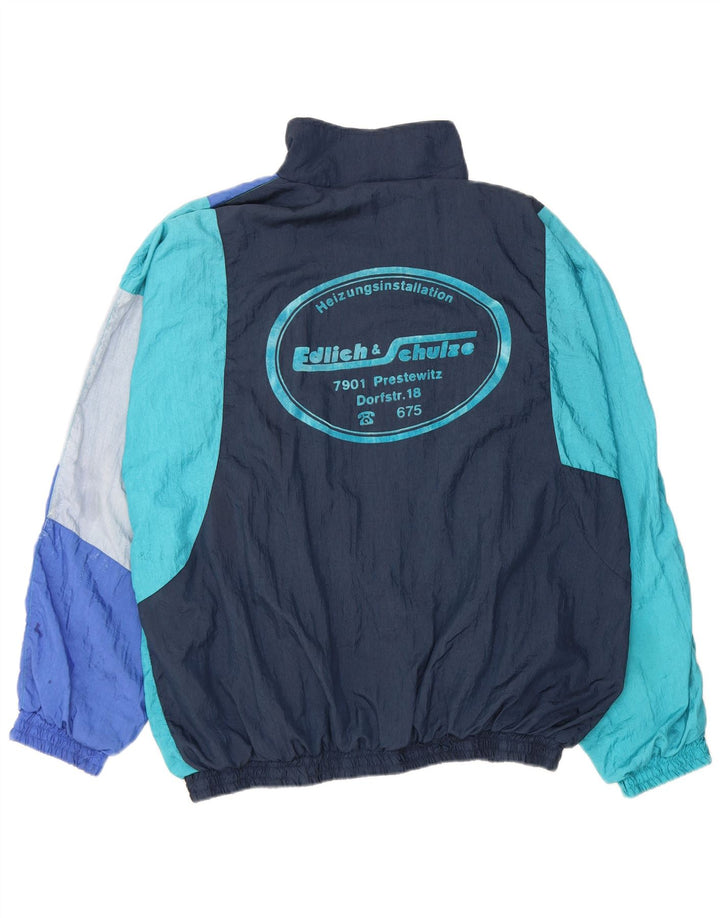 Killtec Mens Tracksuit Top Jacket UK 46 2XL Blue Colourblock Polyamide