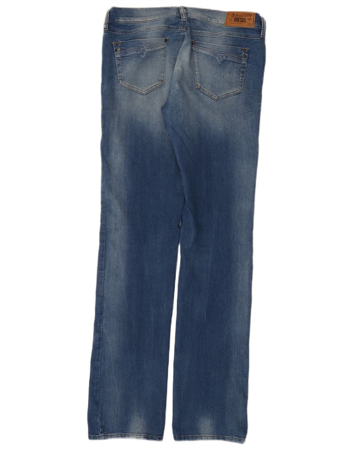 Diesel Womens Ronhoir Regular Bootcut Jeans W32 L34 Blue Cotton