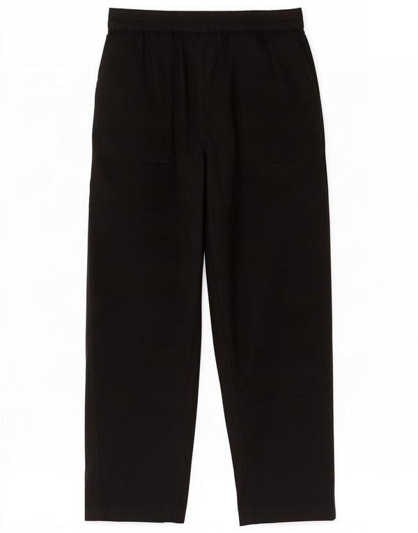 Marks & Spencer Womens Cropped Trousers UK 14 Medium W30 L26 Black