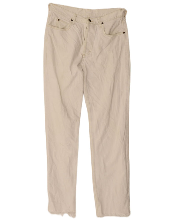 Lee Mens Straight Jeans W30 L31 fehér pamut