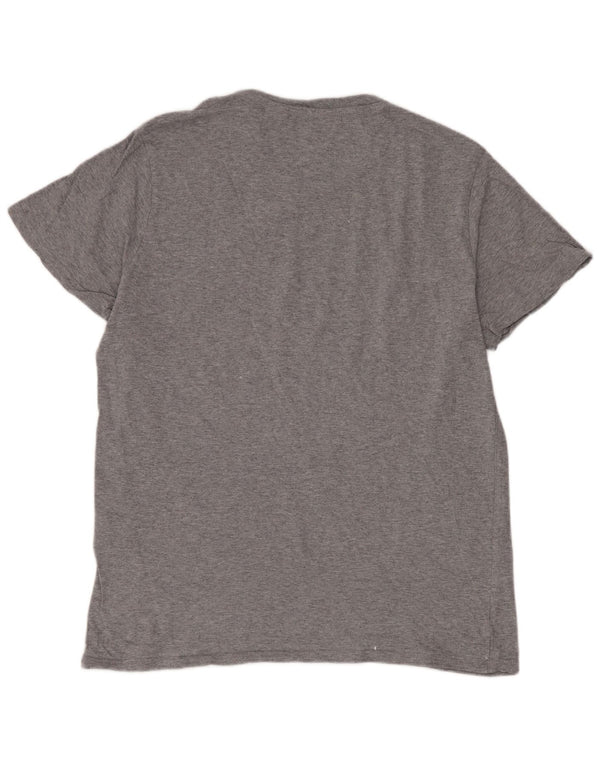 Levi's T-Shirt Graphique Homme Gris Rayé Coton Large