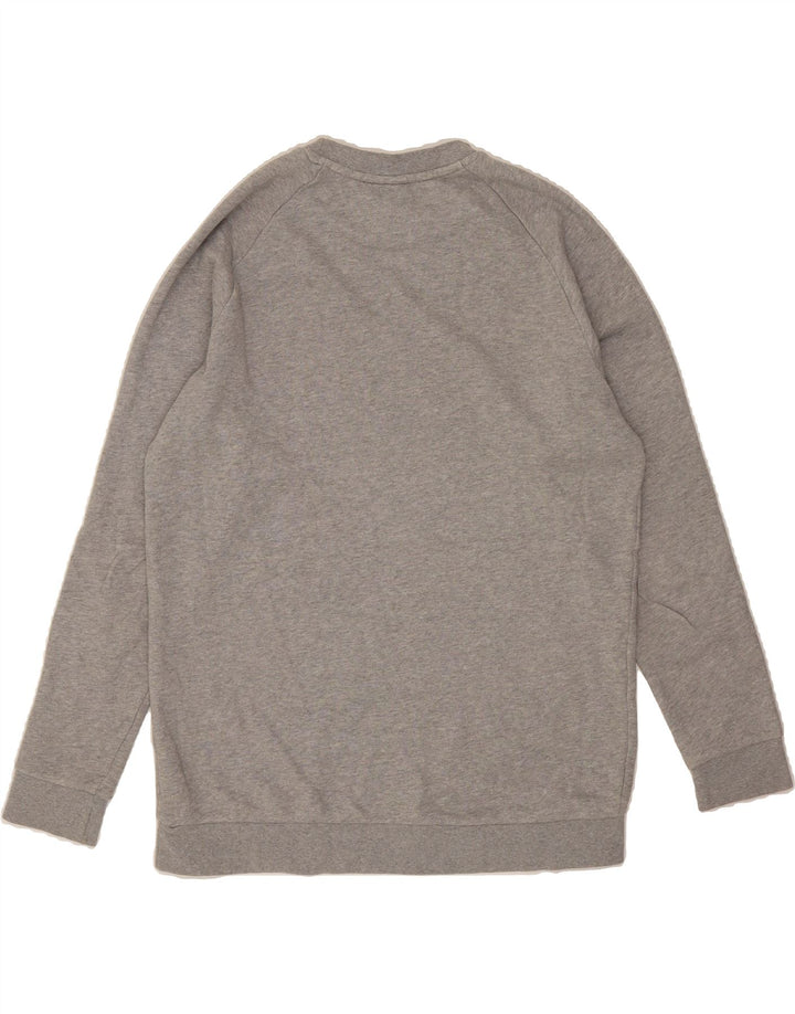 ADIDAS Mens Graphic Sweatshirt Jumper Large Grey Cotton Vintage Adidas and Second-Hand Adidas from Messina Hembry 