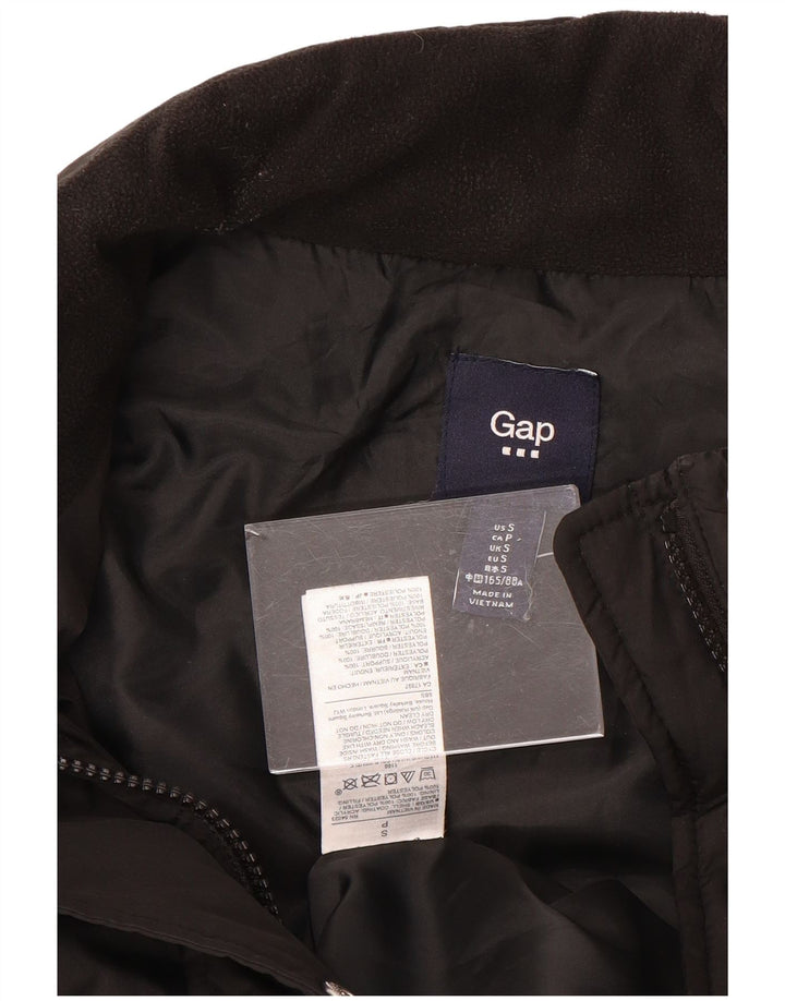 Gilet imbottito da donna GAP UK 10 piccolo poliestere nero