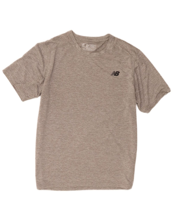 Ανδρικό T-Shirt New Balance Top Medium Grey Polyester