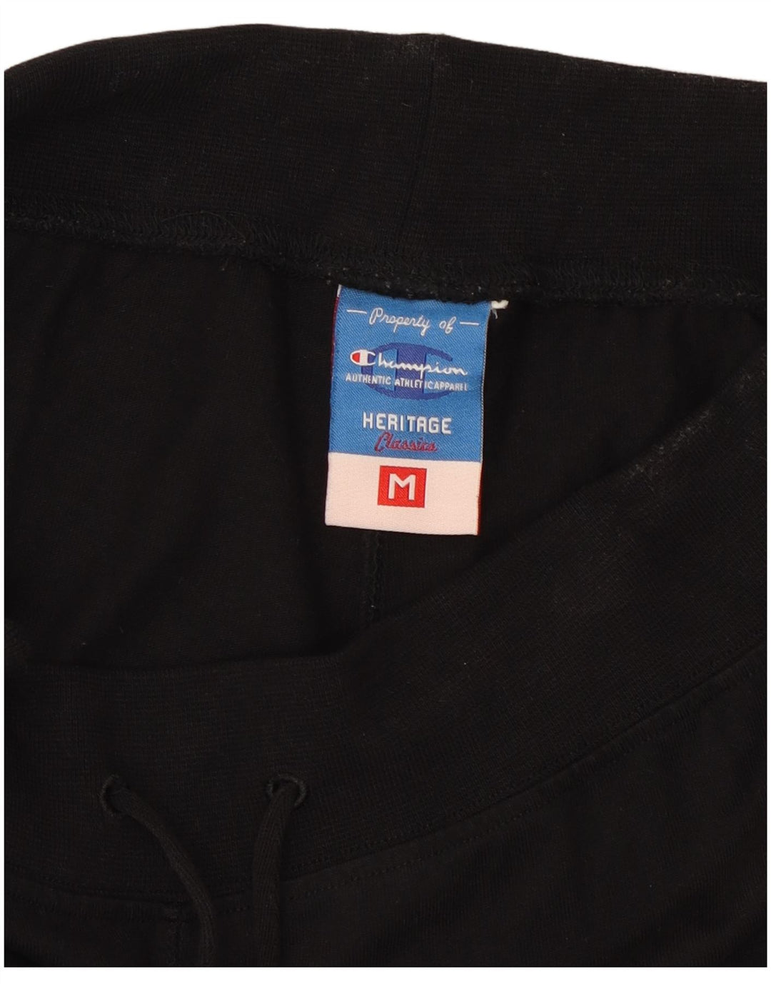 Champion Womens Heritage Classics Tracksuit Trousers UK 12 Medium Black