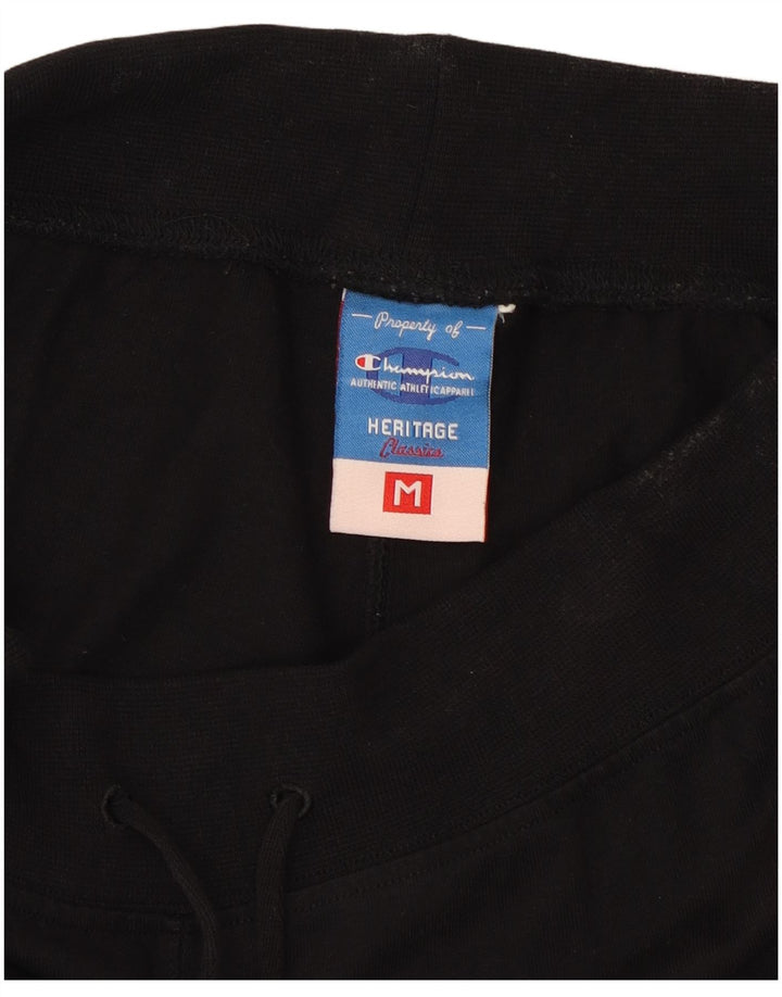 Champion Womens Heritage Classics Tracksuit Trousers UK 12 Medium Black
