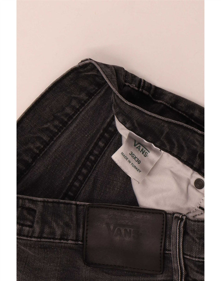 Vans Herre Slim Jeans W30 L27 Grå Bomuld