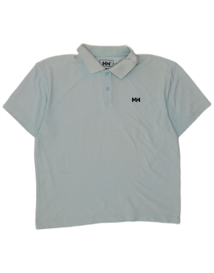 Helly Hansen Mens Polo Shirt Large Blue