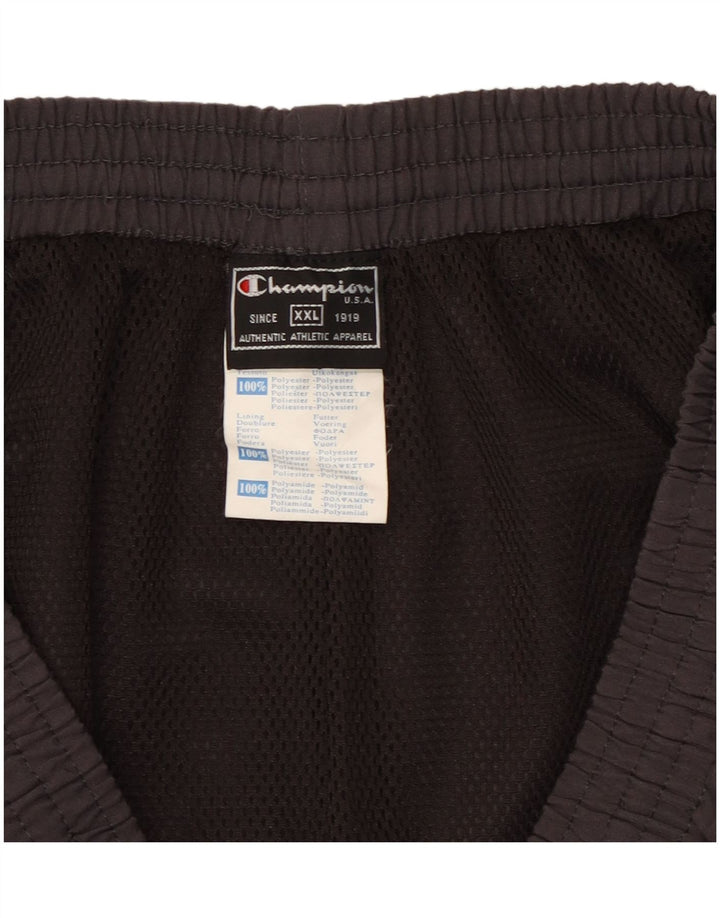 Champion Mens Tracksuit Trousers 2XL  Black Polyester