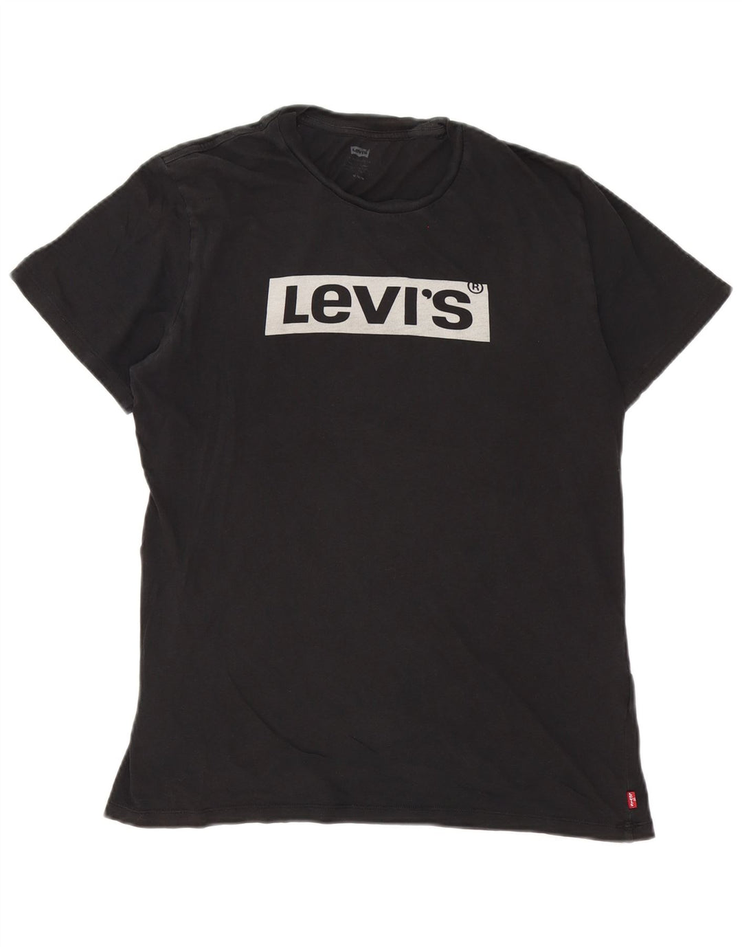 Levi's Mens Graphic T-Shirt Top Medium Black Cotton