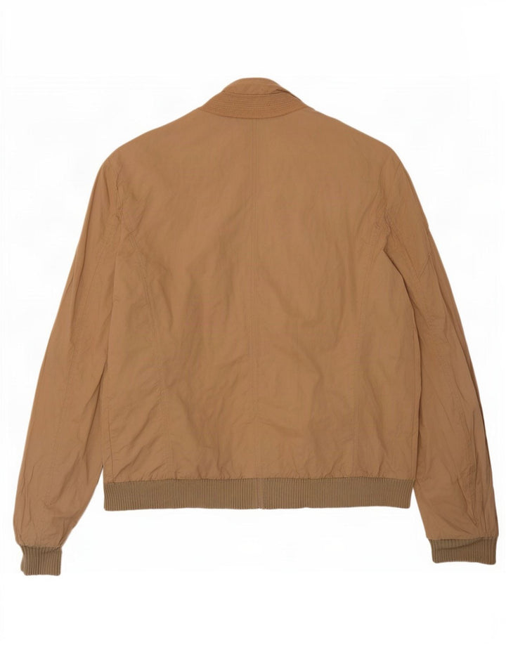 Giubbotto Bomber Donna Trussardi UK 40 Large Beige Cotone